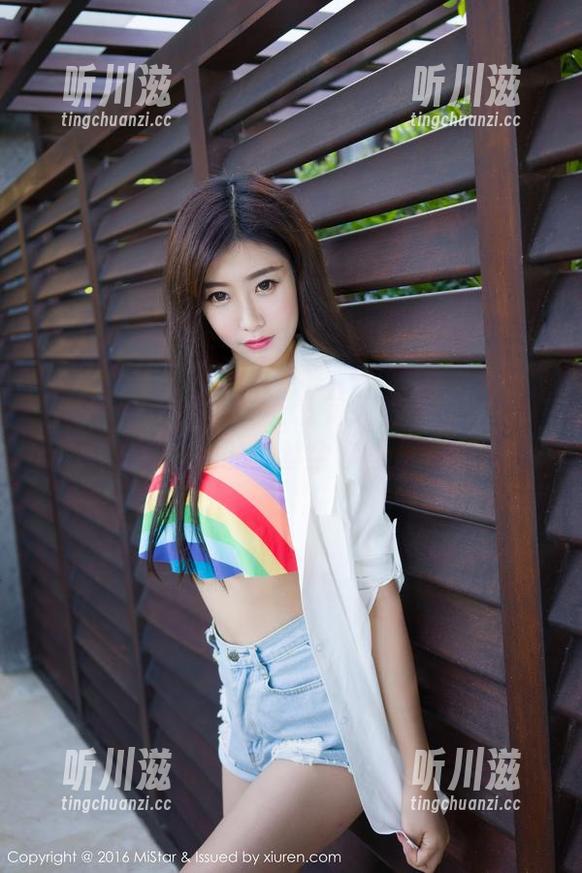 MiStar魅妍社-夏依依 MiStar魅妍社 - 有没有人和我一样无脑吃图?夏依依的黑丝全套图片就来了!