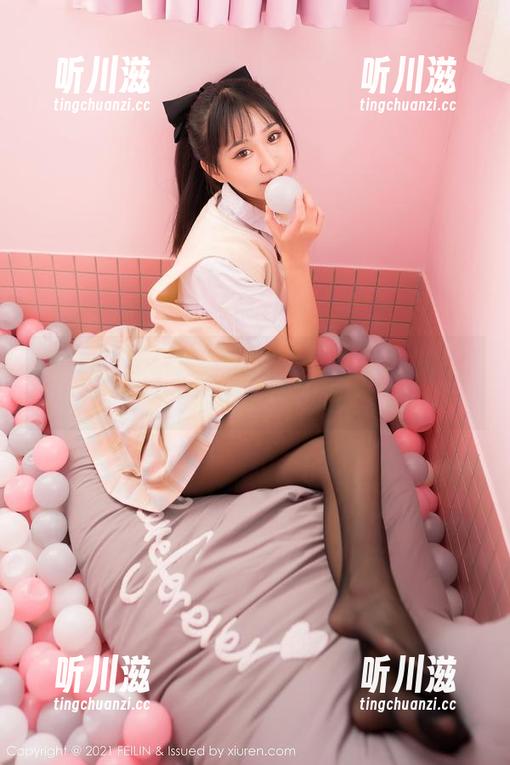 嗲囡囡-模特YOYO 嗲囡囡 - 再看一次模特YOYO校服:仿佛回到无忧无虑的学生时代