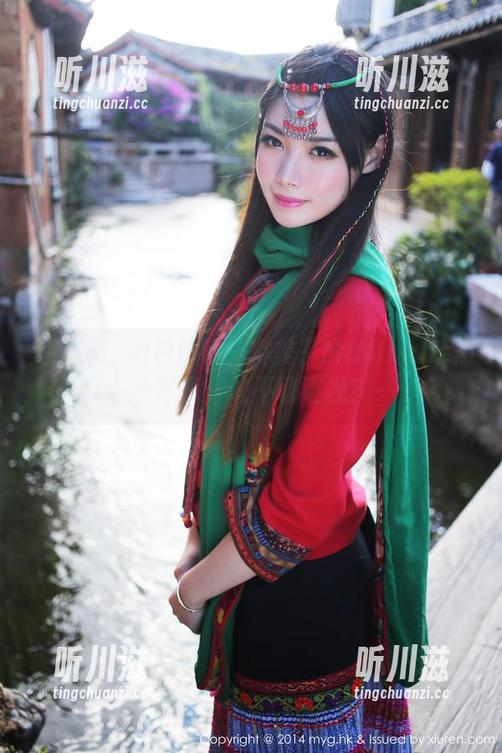 美媛馆 - 图包解锁：糯美子MINIbabe黑色写真，敢不敢直视？